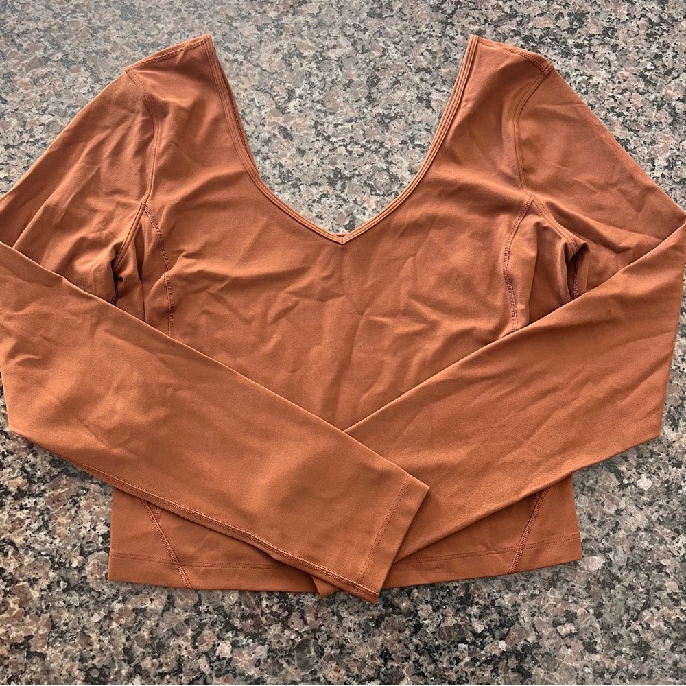 Lululemon Align Cropped Long Sleeve